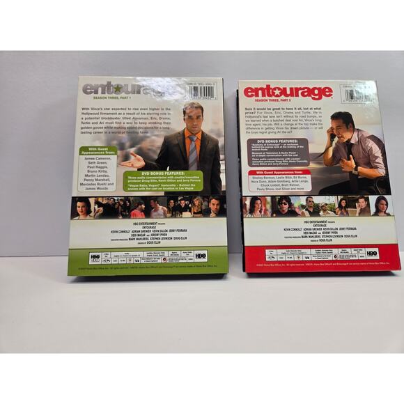HBO Series Entourage: Season Three, Part 1 & 2 DVD SET Bundle - Picture 2 of 3